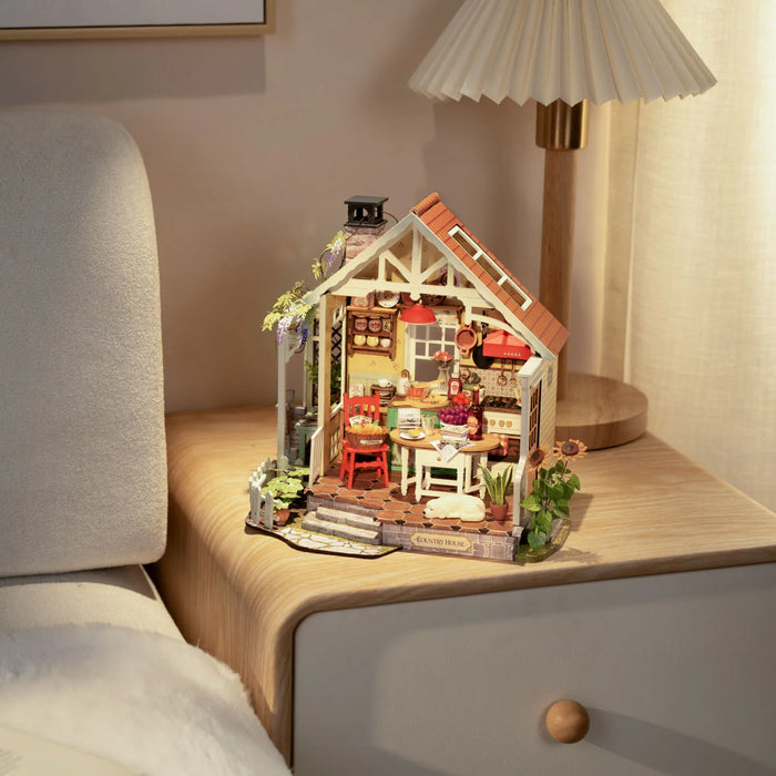 Rolife DH101 DIY Miniature House Kit - Sunlit Farmhouse Kitchen