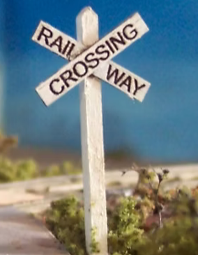 Osborn Model Kits 1009 HO Scale 1960s Transition Cross Bucks Kit