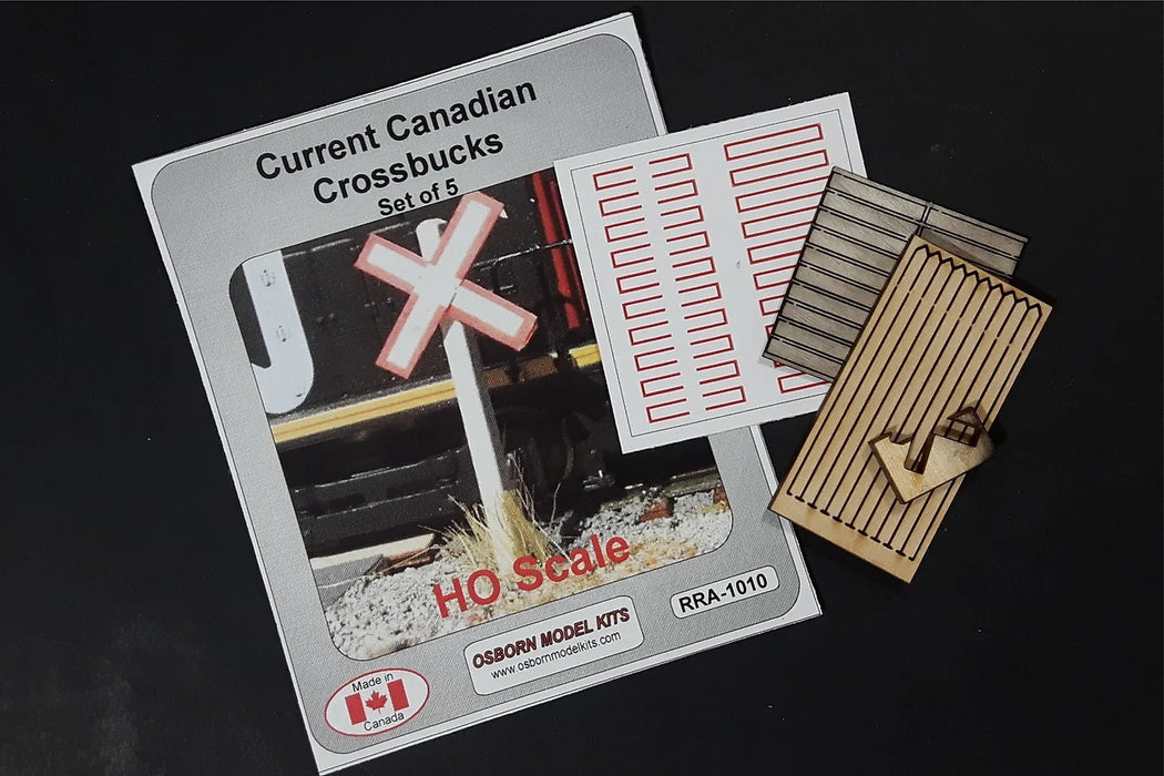Osborn Model Kits 1010 HO Scale Current Cross Bucks Kit