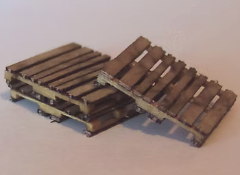 Osborn Model Kits 1016 HO Scale 40"x48" Skids Kit (20 Pack)