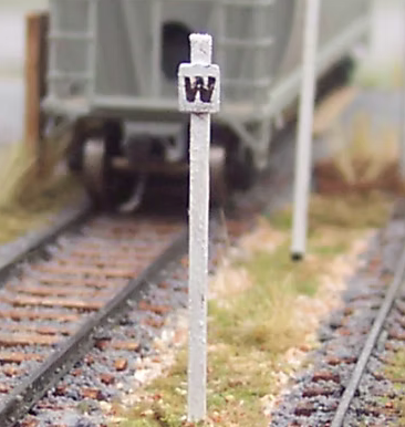 Osborn Model Kits 1019 HO Scale Modern Whistle Posts Kit (5 Pack)