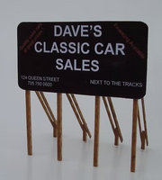 Osborn Model Kits 1024 HO Scale Standard Billboard Kit