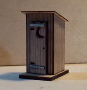 Osborn Model Kits 1042 HO Scale Outhouse Kit (2 Pack)