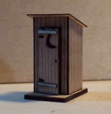 Osborn Model Kits 1042 HO Scale Outhouse Kit (2 Pack)