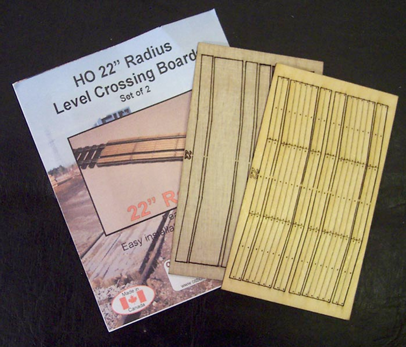 Osborn Model Kits 1049 HO Scale Crossing Boards Kit for 22' Radius