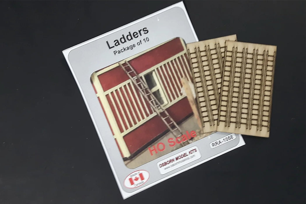 Osborn Model Kits 1058 HO Scale Ladders (10 Pack)