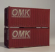 Osborn Model Kits 1063 HO Scale 20' Intermodal Containers Wood Kit
