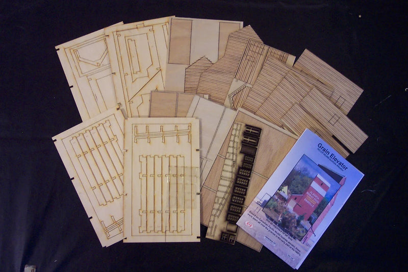 Osborn Model Kits 1067 HO Scale Grain Elevator Kit