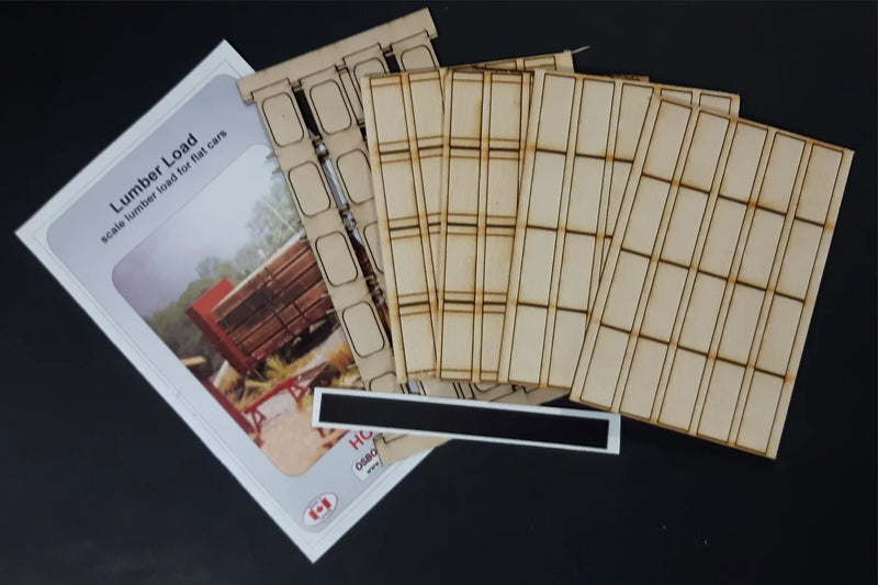 Osborn Model Kits 1070 HO Scale Flatcar Lumber Load Kit