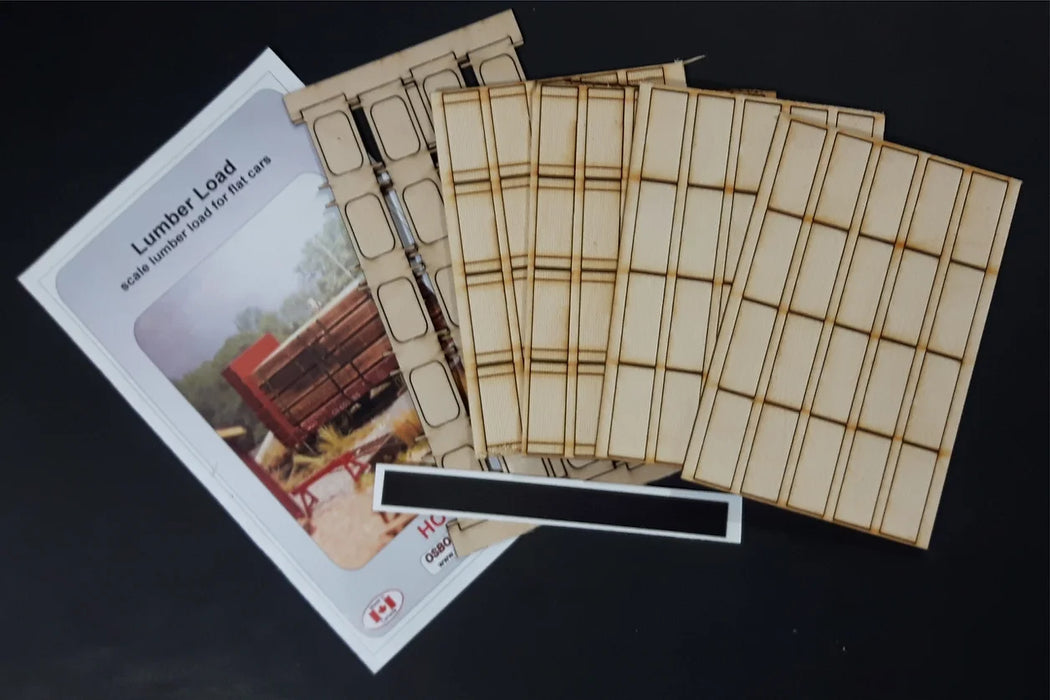 Osborn Model Kits 1070 HO Scale Flatcar Lumber Load Kit