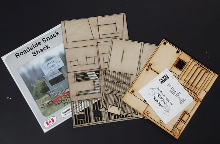 Osborn Model Kits 1072 HO Scale Roadside Snack Shack Kit