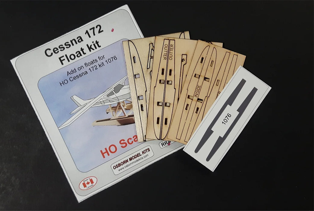 Osborn Model Kits 1077 HO Scale Cessna 172 Float Kit