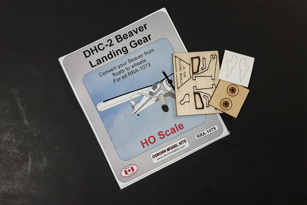 Osborn Model Kits 1079 HO Scale DHC-2 Beaver Landing Gear Kit