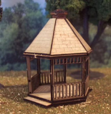 Osborn Model Kits 1081 HO Scale Gazebo Kit