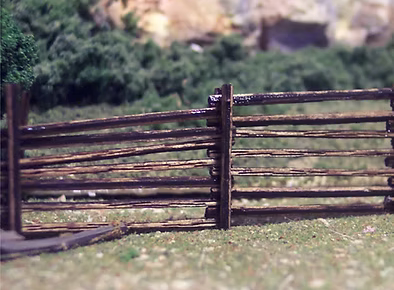 Osborn Model Kits 1082 HO Scale Log Fence Kit