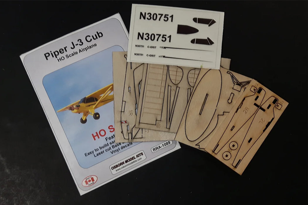 Osborn Model Kits 1089 HO Scale Piper J-3 Cub Kit