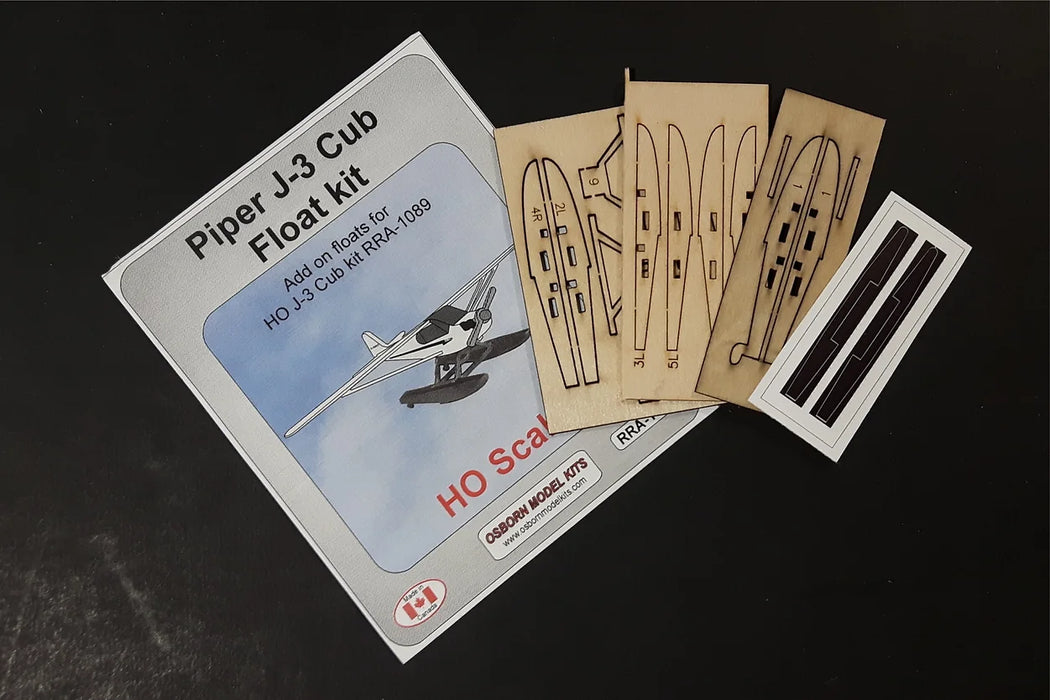 Osborn Model Kits 1091 HO Scale Piper Cub Float Kit