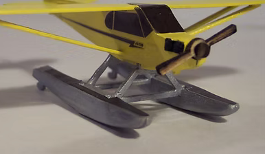 Osborn Model Kits 1091 HO Scale Piper Cub Float Kit