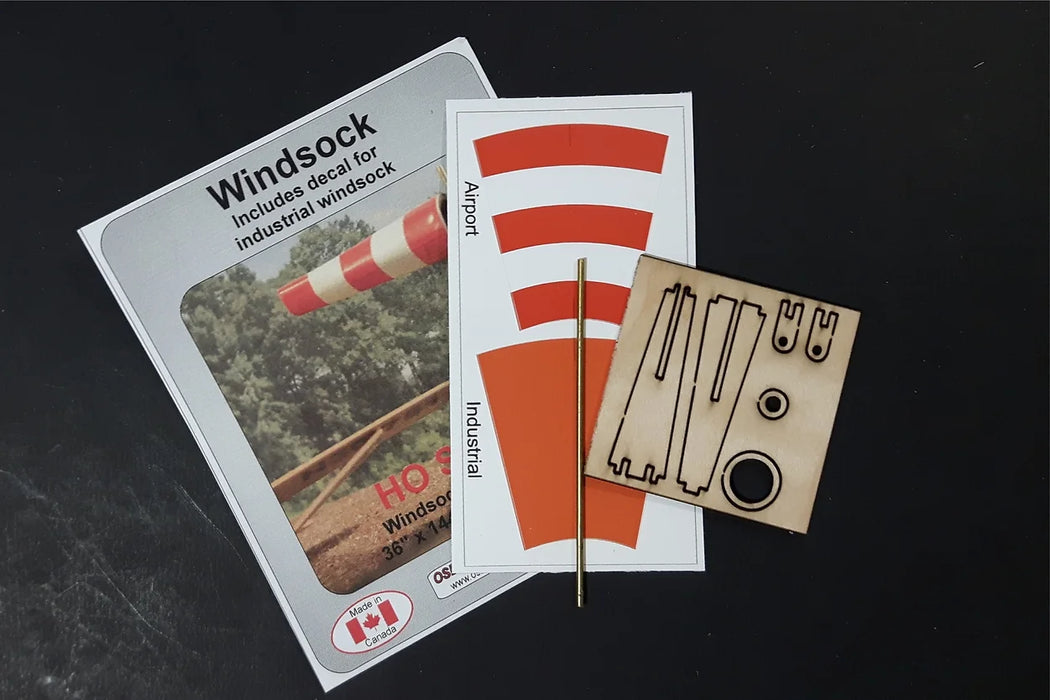 Osborn Model Kits 1092 HO Scale Wind Sock Kit