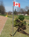 Osborn Model Kits 1093 HO Scale Canadian Flag with Pole Kit (3 Pack)