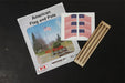 Osborn Model Kits 1094 HO Scale American Flag with Pole Kit (3 Pack)