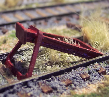 Osborn Model Kits 1096 HO Scale Rail End Bumper (4 Pack)