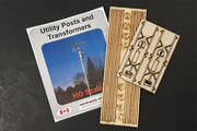 Osborn Model Kits 1099 HO Scale Utility Poles (8 Pack)
