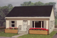 Osborn Model Kits 1102 HO Scale Two Bedroom Bungalow Craftsman Kit
