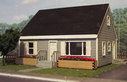 Osborn Model Kits 1103 HO Scale Four Bedroom Home Craftsman Kit