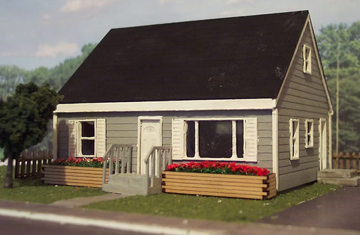 Osborn Model Kits 1103 HO Scale Four Bedroom Home Craftsman Kit