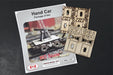 Osborn Model Kits 1107 HO Scale Static Railroad Hand Car Kit
