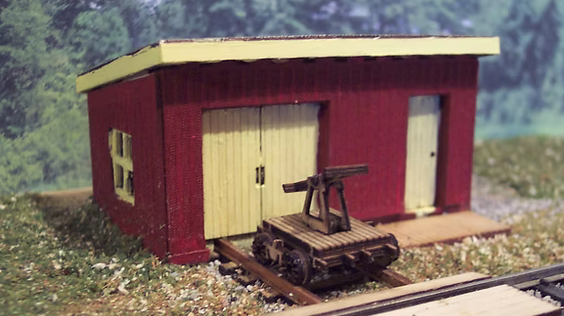 Osborn Model Kits 1108 HO Scale Maintenance of Way Shed Kit