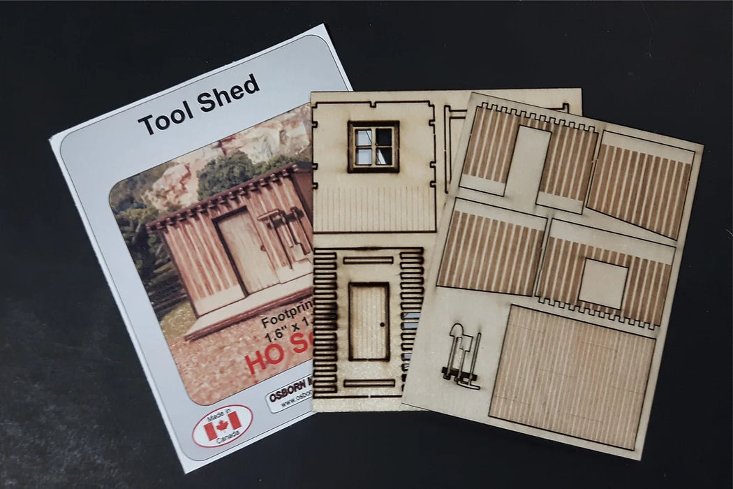 Osborn Model Kits 1115 HO Scale Tool Shed Kit