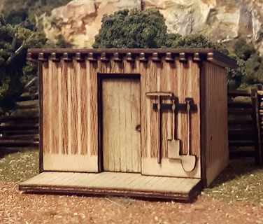 Osborn Model Kits 1115 HO Scale Tool Shed Kit