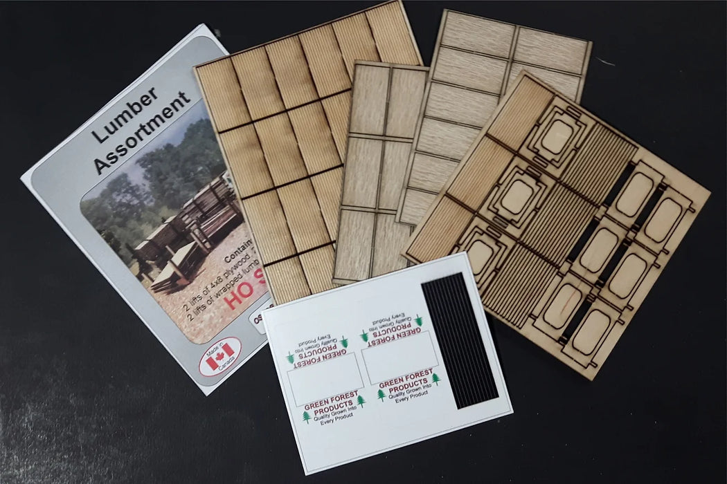 Osborn Model Kits 1116 HO Scale Lumber Assortment Kit
