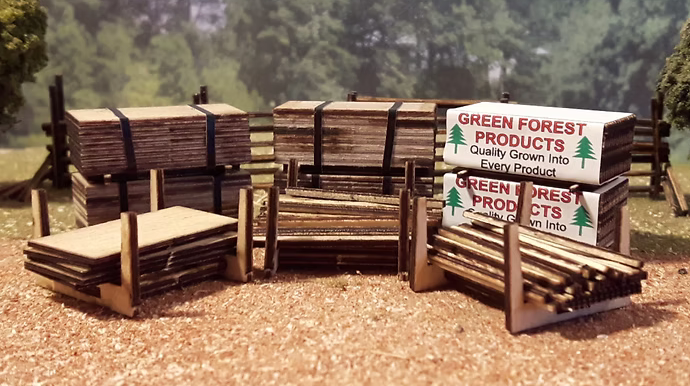 Osborn Model Kits 1116 HO Scale Lumber Assortment Kit — White Rose Hobbies