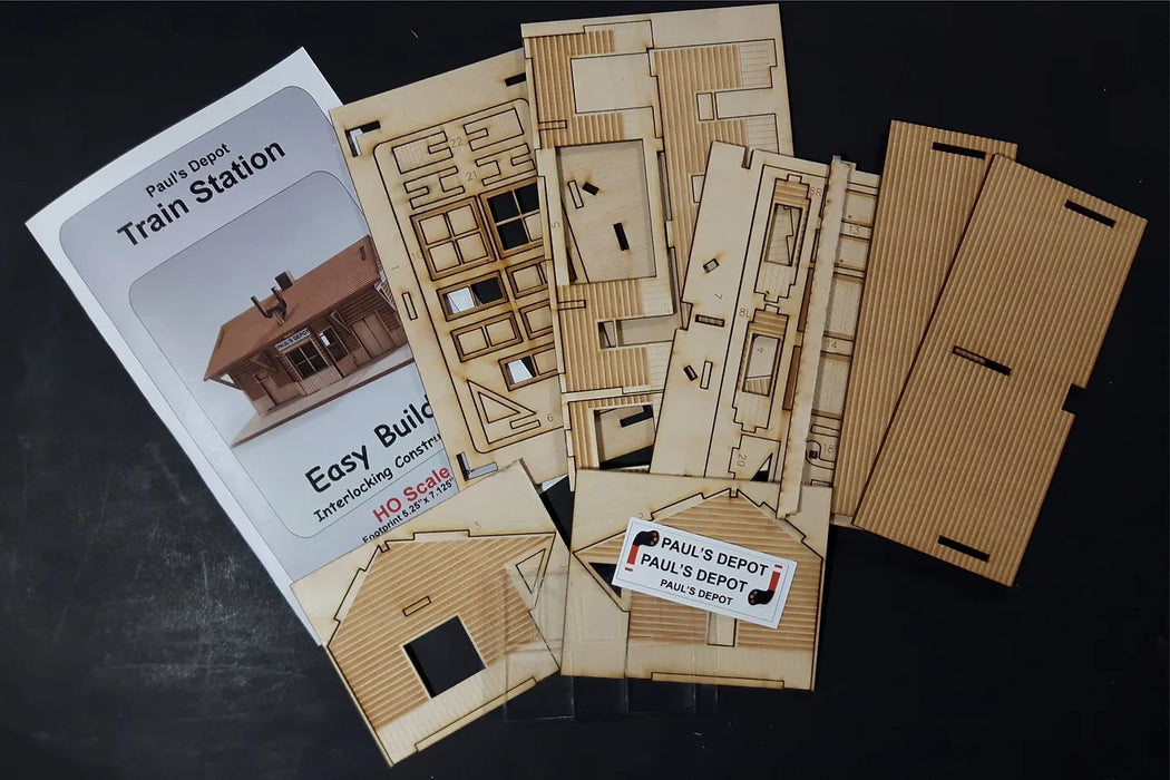 Osborn Model Kits 1119 HO Scale Paul's Depot Craftsman Kit