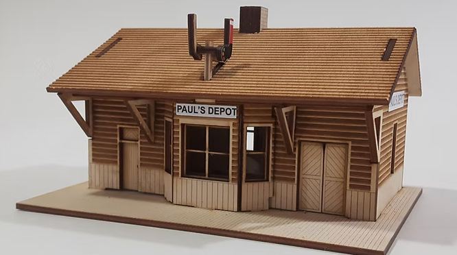 Osborn Model Kits 1119 HO Scale Paul's Depot Craftsman Kit