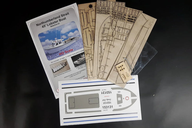 Osborn Model Kits 1123 HO Scale Lobster Boat Kit