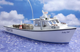 Osborn Model Kits 1123 HO Scale Lobster Boat Kit