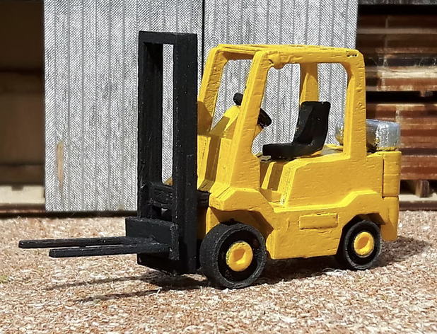 Osborn Model Kits 1128 HO Scale Heavy Duty Forklift Kit (2 Pack)