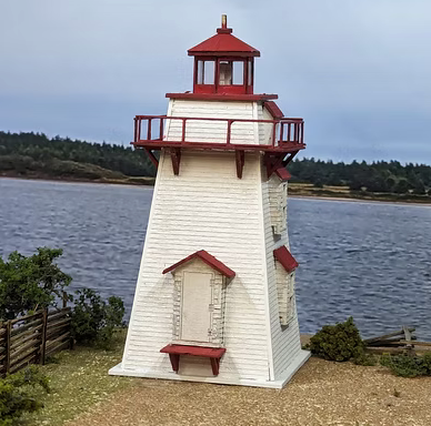 Osborn Model Kits 1140 HO Scale East Coast Lighthouse Craftsman Kit