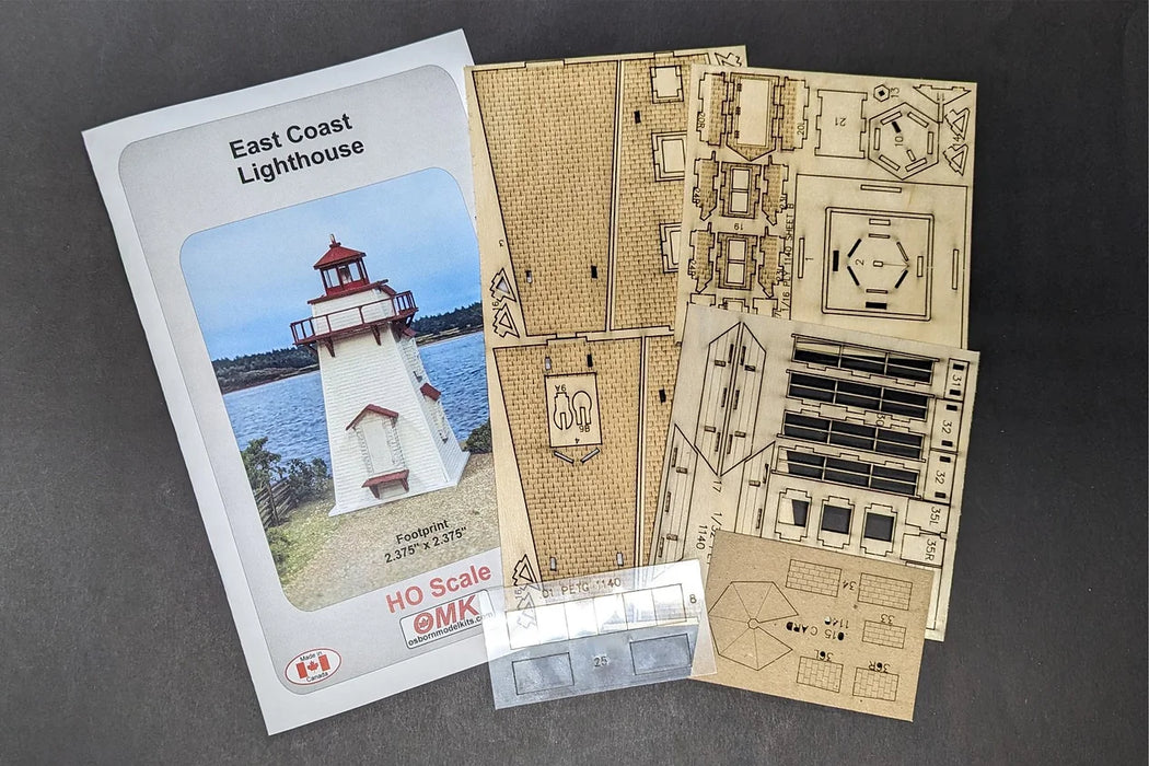 Osborn Model Kits 1140 HO Scale East Coast Lighthouse Craftsman Kit