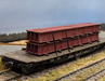 Osborn Model Kits 1143 HO Scale 40' Steel Beam Load Kit (8 Pack)