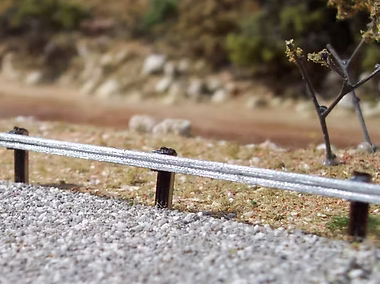 Osborn Model Kits 3008 N Scale Highway Guardrails Kit