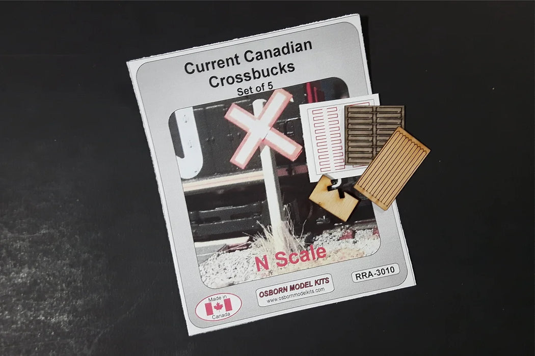 Osborn Model Kits 3010 N Scale Current Crossbucks Kit