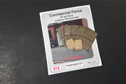 Osborn Model Kits 3013 N Scale Commercial Fence Kit