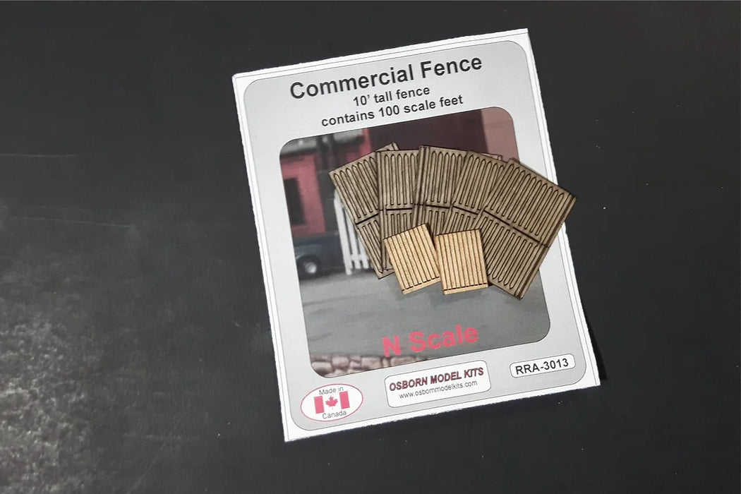 Osborn Model Kits 3013 N Scale Commercial Fence Kit
