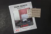 Osborn Model Kits 3022 N Scale Park Benches Kit (10 Pack)