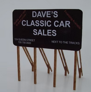 Osborn Model Kits 3024 N Scale Standard Billboard Kit
